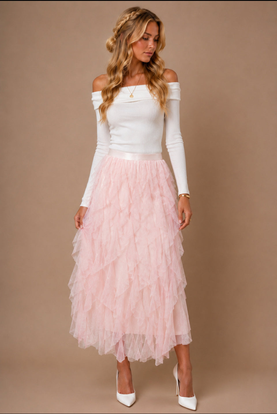 Pink Petals Skirt