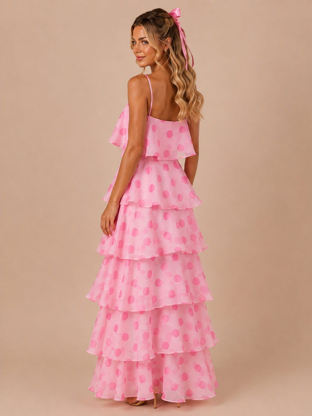Pretty in Polka Dots Maxi Dress
