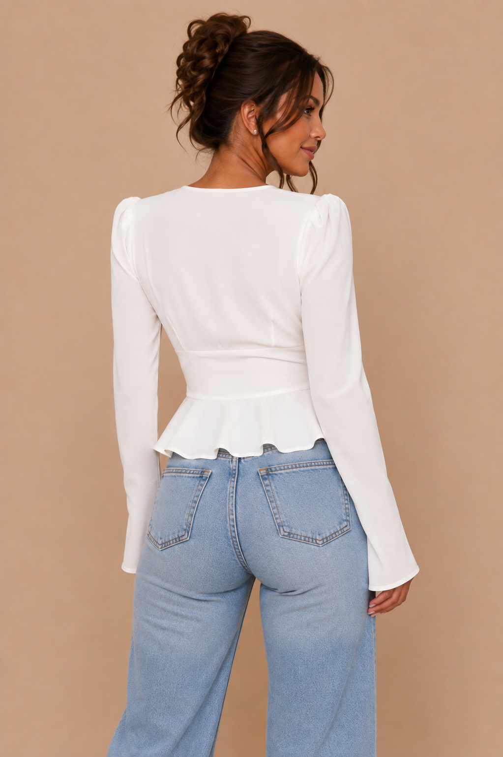 Date Night Peplum Top