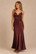 Bordeaux After Dark Maxi Dress