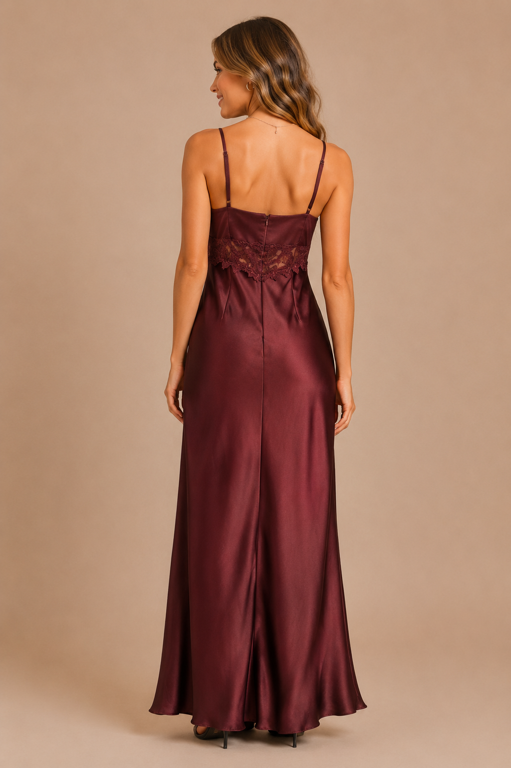 Bordeaux After Dark Maxi Dress