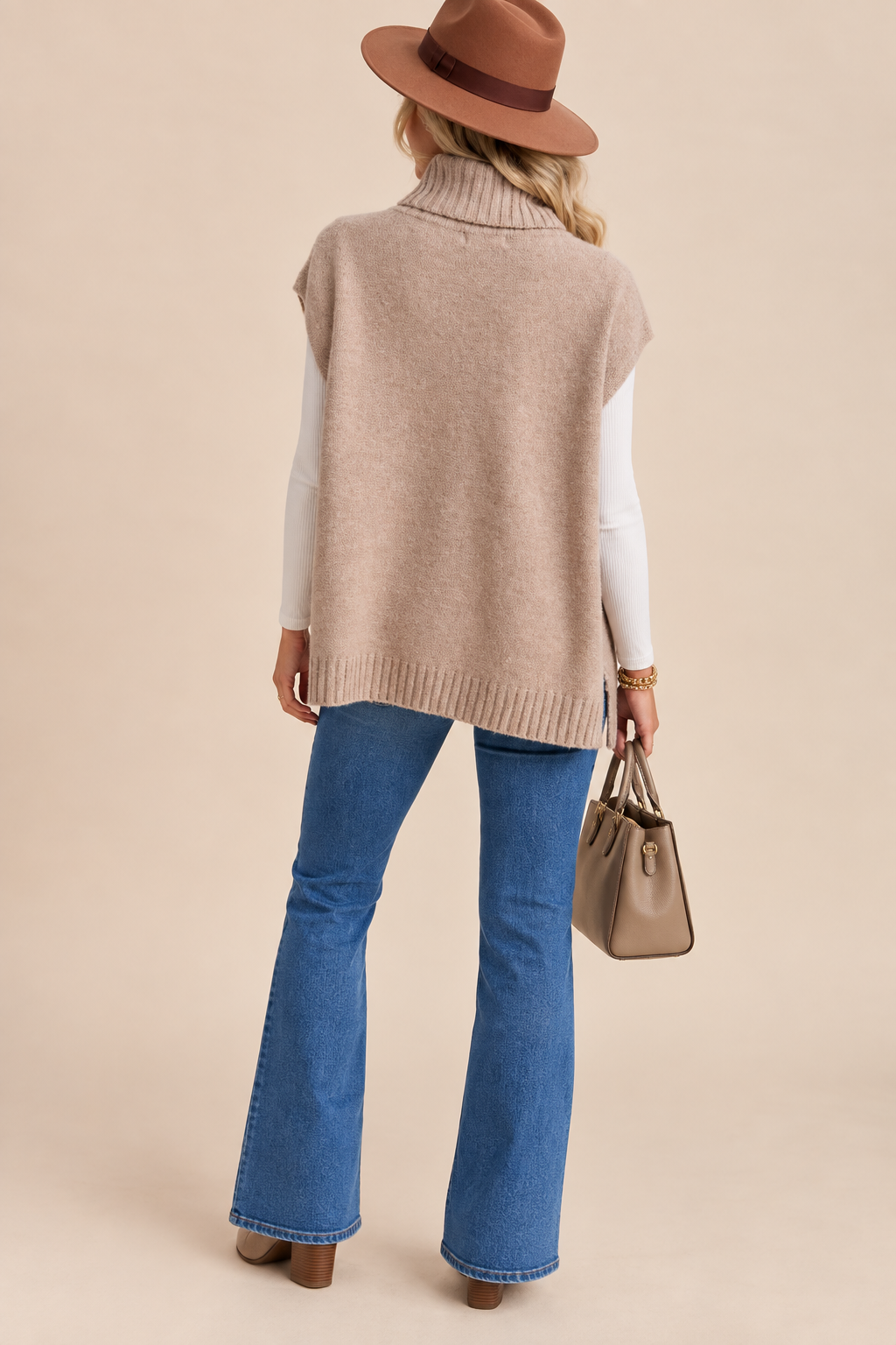 Chic & Cozy Turtleneck Vest