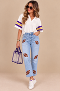 Tiger Town Football Jeans