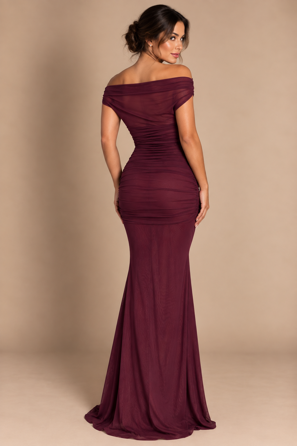 Wine & Roses Gown