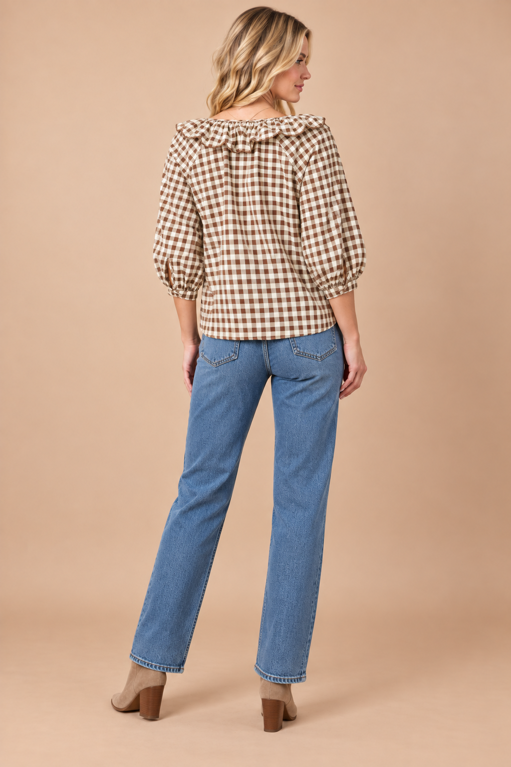 The Maple Belle Gingham Top