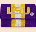 The Geaux Glam Beaded Clutch